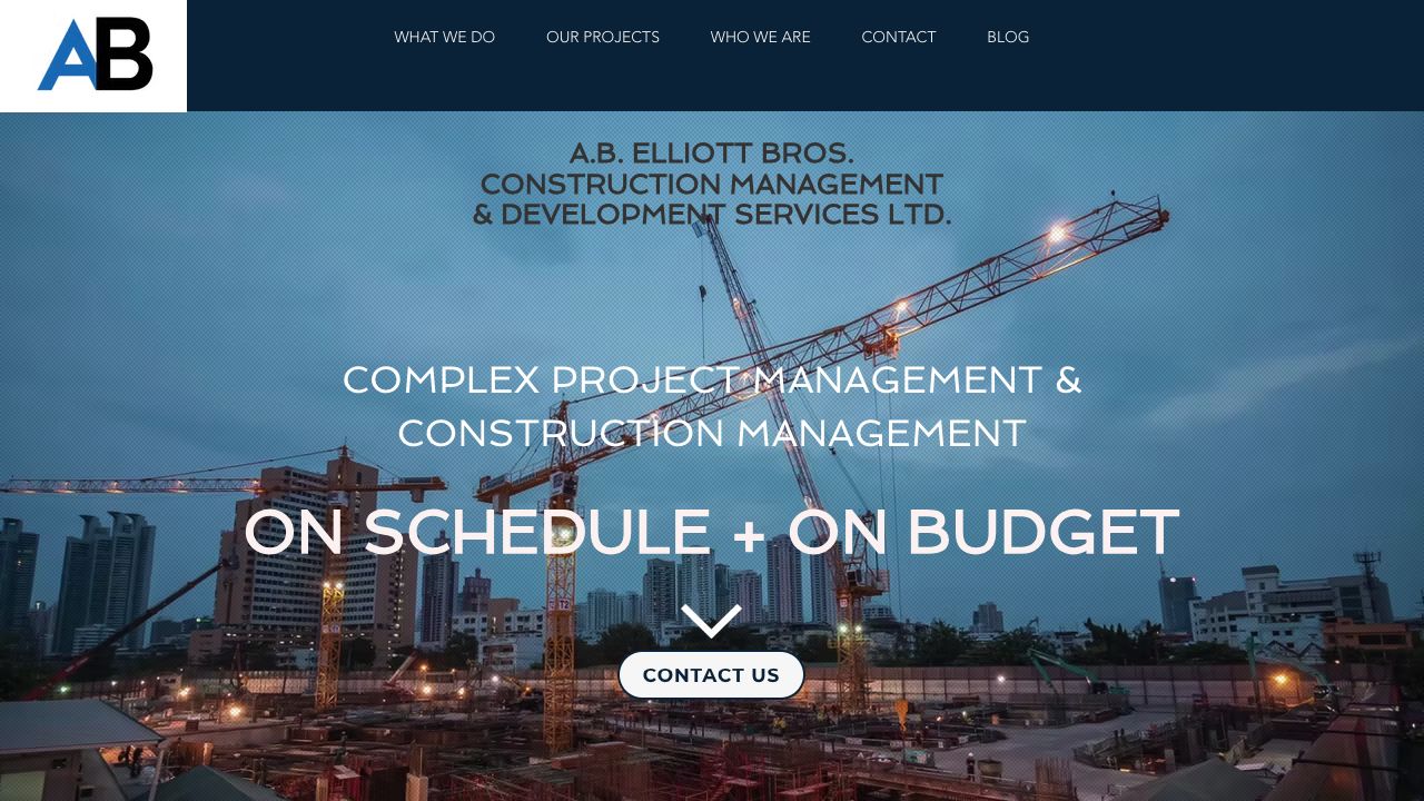 Homepage preview of A.B. Elliott Bros.